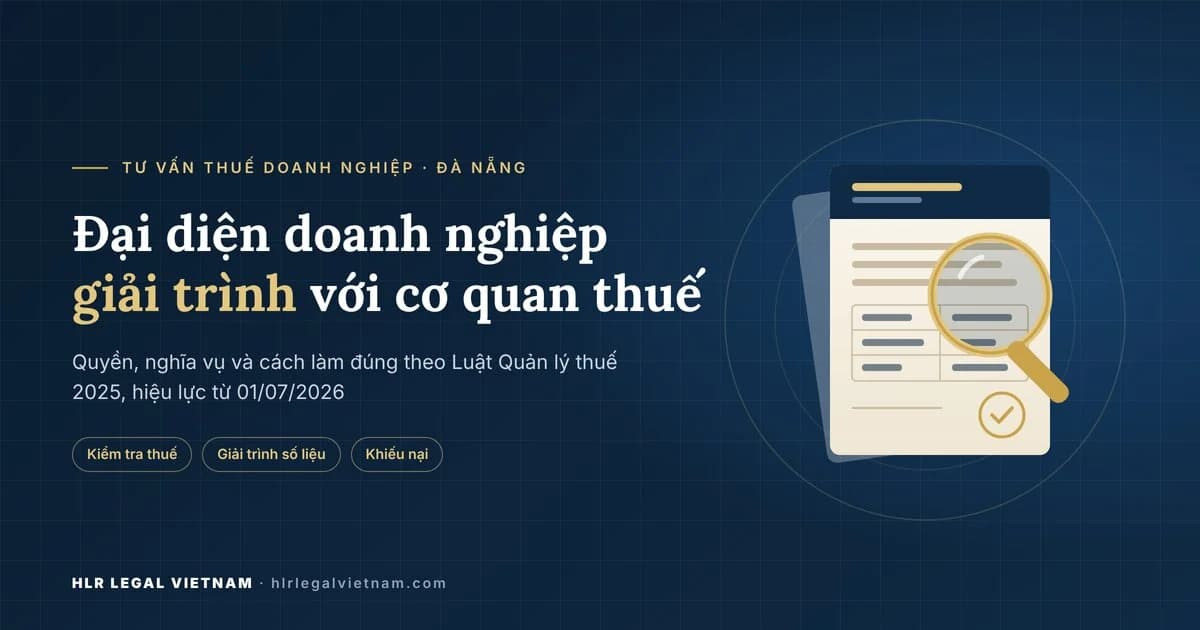 Đại diện doanh nghiệp giải trình với cơ quan thuế