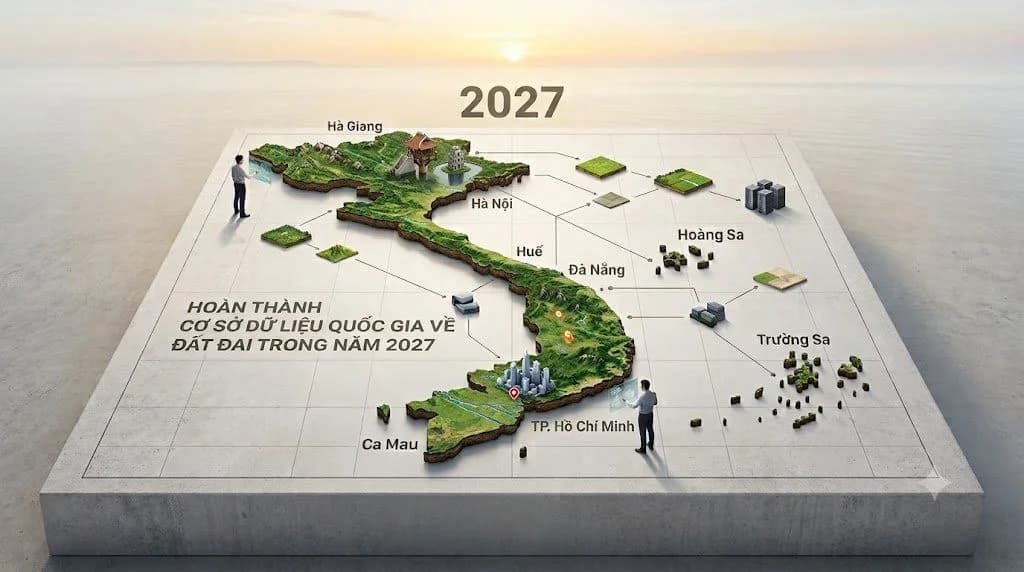 Chính phủ: Dữ liệu quốc gia về đất đai phải xong trong năm nay
